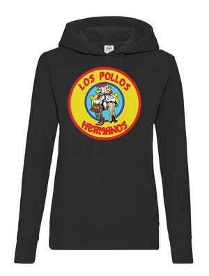 Blondie & Brownie Fun Damen Hoodie Pullover Hermanos Los Pollos Walter Breaking