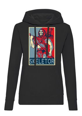 Blondie & Brownie Damen Hoodie Pullover Skeletor Pop Art Motu Master of Universe