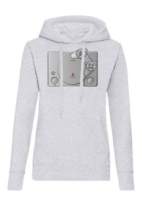 Blondie & Brownie Damen Hoodie Pullover Playstation Konsole Sony System PS Gamer