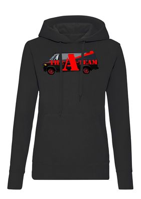 Blondie & Brownie Fun Hoodie Kapuzen Pullover A Team Logo Print Van Bus Murdock