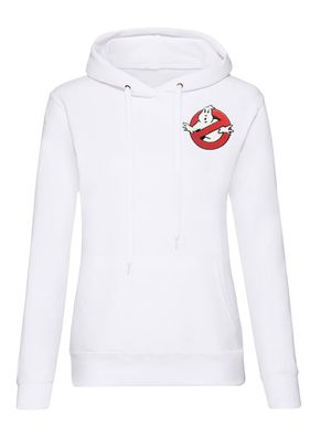 Blondie & Brownie Damen Hoodie Pullover Ghostbusters Patch Stick Slimer Geister