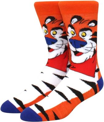 Frosted Flakes Socken - Kellogg´s Crew Cartoon-Socken in 3/4-Länge Motivsocken