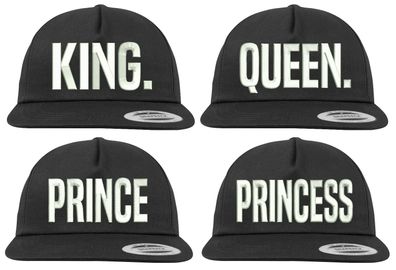 Blondie & Brownie KING QUEEN PRINCE Princess Snapback Cap Herren Damen Kinder