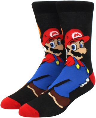 Mario Baseball Charakters Socken - Super Mario 360° Charakter Cartoon Motiv-Socken