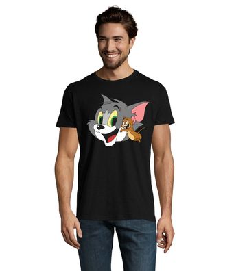 Blondie & Brownie Herren Shirt Jerry Tom Maus Katze Friends Käse Cartoon Freunde