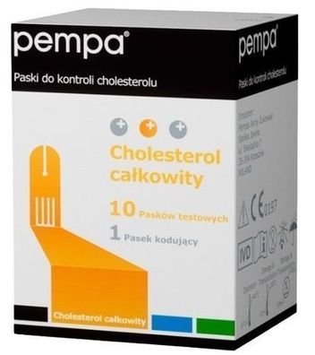 Pempa Cholesterin-Kontrollstreifen BK-C2, 10 Stk.
