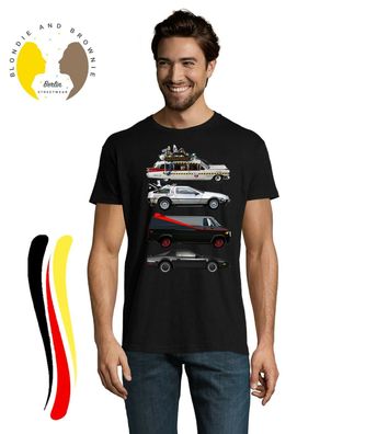 Blondie & Brownie Herren Shirt A Team Delorean Knight Ecto Film Rider Ghostbust