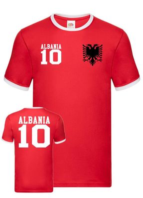 Fußball Weltmeister WM EM Herren Trikot Shirt Albanien Albania Wunschname Zahl