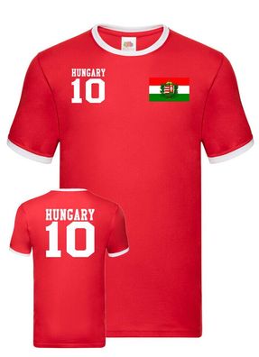 Fußball Weltmeister WM EM Herren Trikot Shirt Ungarn Hungary Wunschname Nummer