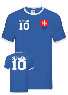 Fußball Weltmeister WM EM Herren Trikot Shirt Slowakei Slovakia Wunschname Zahl