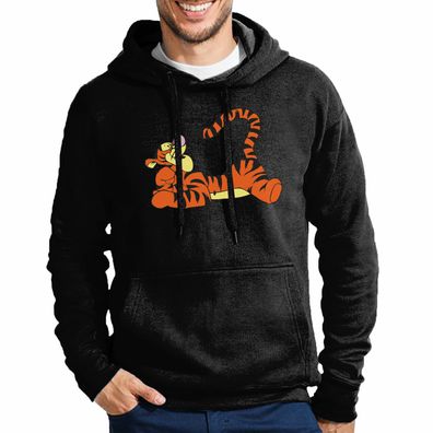 Blondie & Brownie Fun Herren Hoodie Kapuzenpullover Tigger Winnie Puh Cartoon