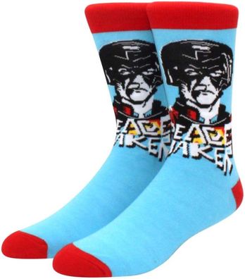 Peacemaker Socken - The Suicide Squad Das Selbstmordkommando Crew Cartoon-Socken