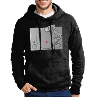 Blondie & Brownie Herren Hoodie Pullover Playstation Konsole Sony System PS Game