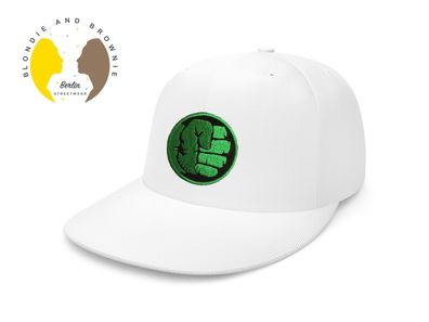 Blondie & Brownie Herren Unisex Baseball Cap Kappe Snapback wütender Hulk Faust