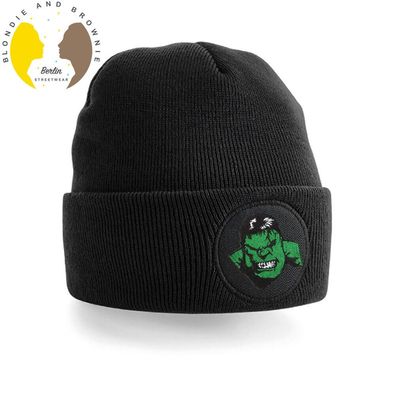 Blondie & Brownie Herren Damen Unisex Mütze wütender Hulk Stick Beanie Avengers