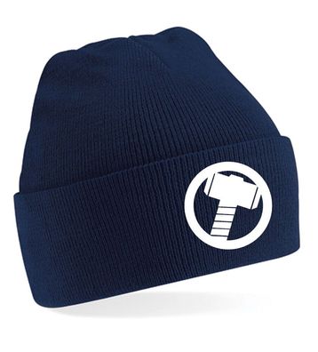 Blondie & Brownie Unisex Mütze Beanie Thor Avengers Hulk Hammer Iron Man Stark