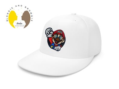 Blondie&Brownie Unisex Baseball Cap Kappe Snapback Mario Fight Yoshi Stick Patch