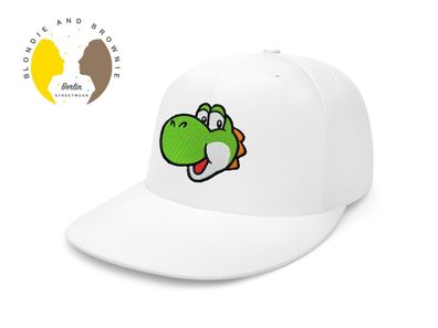 Blondie &Brownie Unisex Baseball Cap Snapback Kappe Yoshi Face Mario Luigi Peach