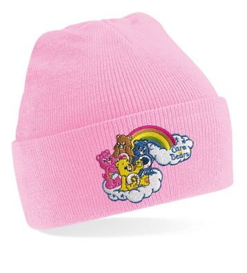 Blondie & Brownie Unisex Fun Mütze Beanie Glücksbärchis Care Bears Hab Dich lieb