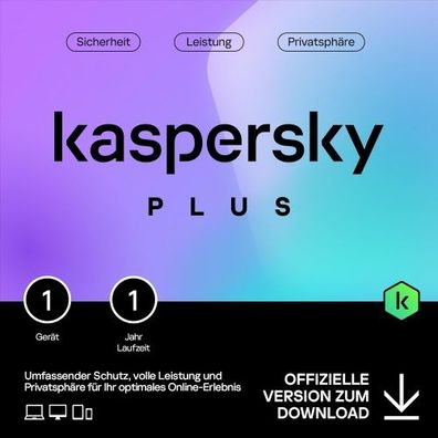 Kaspersky PLUS Internet Security 2024 1-Gerät / 1-Jahr #KEY (ESD)