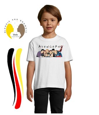 Blondie & Brownie Kinder Baby Shirt Avengers Friends Iron Man Hulk Captain Thor