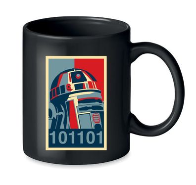 Blondie & Brownie Büro Kaffee Tasse Tee Becher R2D2 Pop Art Roboter Yoda Star