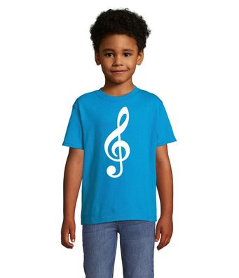 Blondie & Brownie Kinder Baby Fun Shirt Notenschlüssel Music Melodie Musik Note