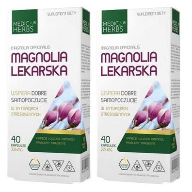 Magnolien Extrakt Aus Magnolienrinde 90% Honokiol Ohne Zusätze 225mg 80 Kapseln