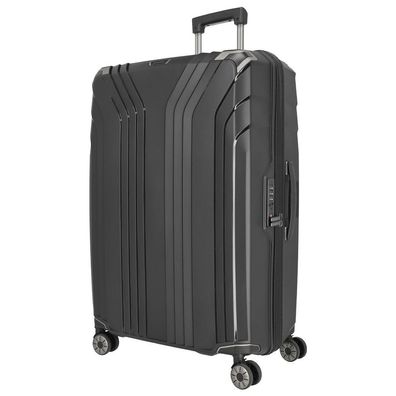 Travelite Elvaa 4w Trolley L 076349, schwarz, Unisex