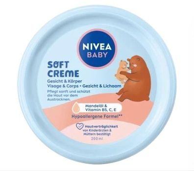 Nivea Baby Weicher Creme, 200ml