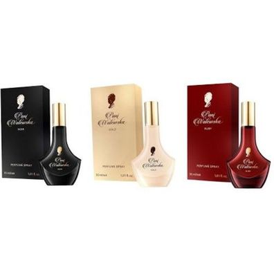 Miraculum Eau De Parfüm Pani Walewska NOIR , Gold, Ruby 3 x 30 ml