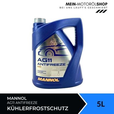 Mannol Antifreeze AG11 Frostschutz Konzentrat 5 Liter