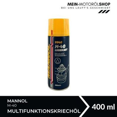 Mannol M-40 Lubricant Multifunktionskriechöl Universalöl 400 ML