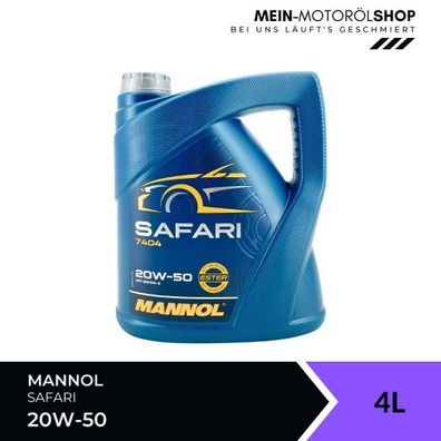 Mannol Safari 20W-50 4 Liter