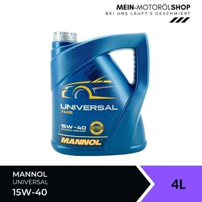 Mannol Universal 15W-40 4 Liter