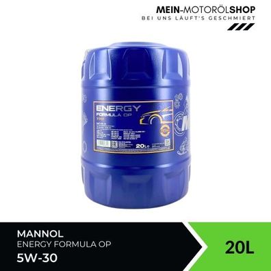 Mannol Energy Formula OP 5W-30 20 Liter