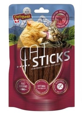 Katzensticks, 50g, Premium Rindfleisch Snack
