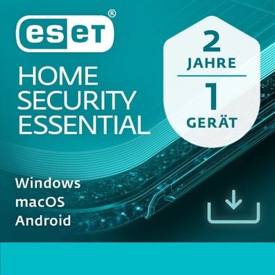 ESET HOME Security Essential 1-Geräte / 2-Jahr / Deutsch / KEY (ESD)