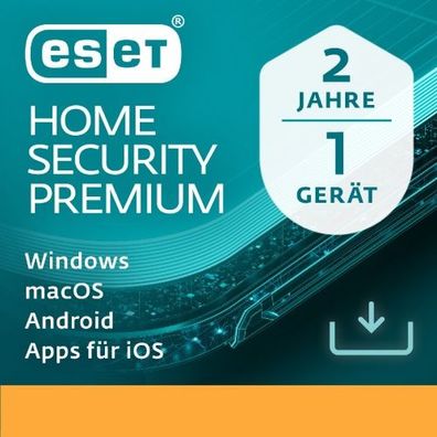 ESET HOME Security Premium 1-Gerät / 2-Jahr / Deutsch / KEY (ESD)