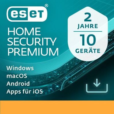 ESET HOME Security Premium 10-Gerät / 2-Jahr / Deutsch / KEY (ESD)