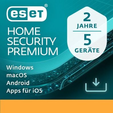 ESET HOME Security Premium 5-Gerät / 2-Jahr / Deutsch / KEY (ESD)