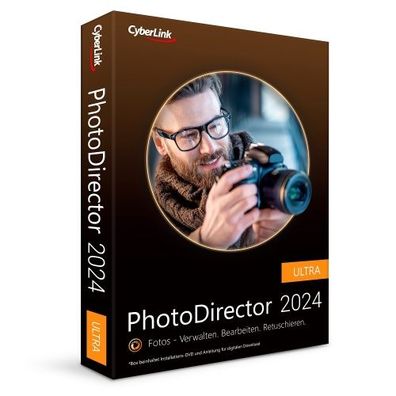 Cyberlink PhotoDirector 2024 Ultra /1 PC / Dauerlizenz / BOX