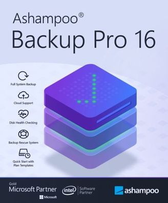 Ashampoo Backup Pro 16 / 1 PC / Dauerlizenz / KEY