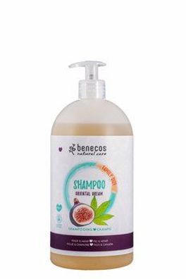 benecos 6x benecos Natural Shampoo FAMILY SIZE Oriental Dream Feige & Hanf 950ml