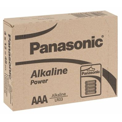 Batterie Panasonic AAA 12x4er