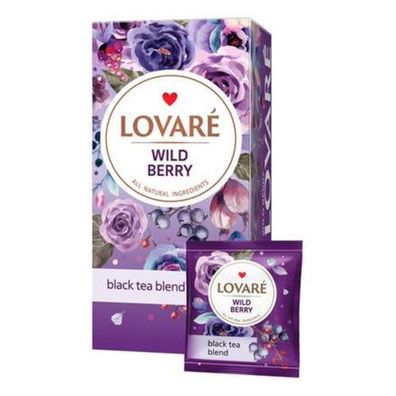 Lovare Tee "Wildbeeren" Schwarztee 24 * 2g