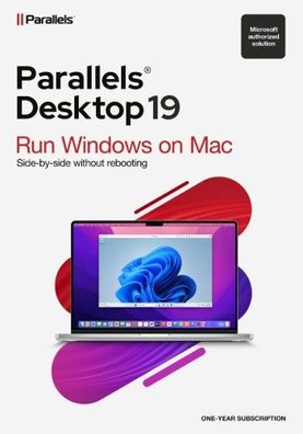 Parallels Desktop 19 Standard für MAC * 1-Jahr* DE/ ML #KEY (ESD)