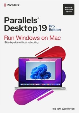 Parallels Desktop 19 PRO für MAC * 1-Jahr* DE/ ML #KEY (ESD)