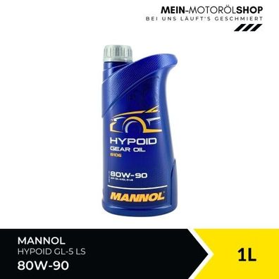 Mannol Hypoid Gear Oil Getriebeöl 80W-90 GL-4/ GL-5 LS 1 Liter