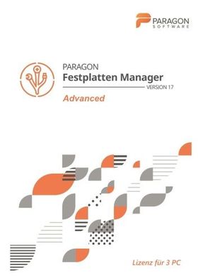 Paragon Festplatten Manager 17 Advanced 3-PC / Dauerlizenz - Key (ESD)